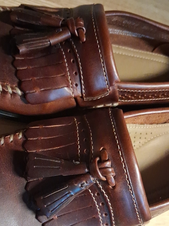 G.H.Bass Weejuns Brown Leather Loafers Dress Shoes 8D main image 6